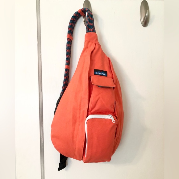 Kavu | Bags | Kavu Rope Sling Pack Backpack Coral Pinkorange New | Poshmark